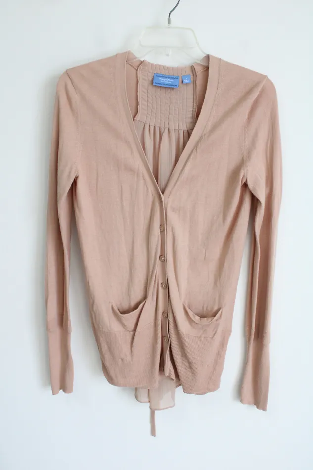 Vera Wang Earrings Simply Vera Wang Pink Cardigan S