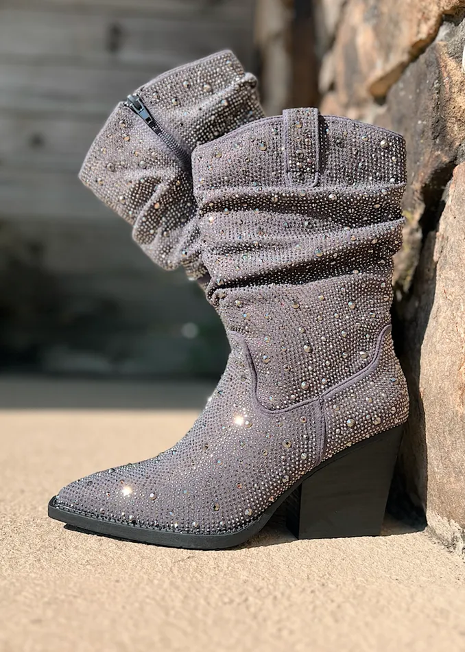 VERY G KADY SLOUCH BOOTS GREY GYPSY JAZZ Earrings