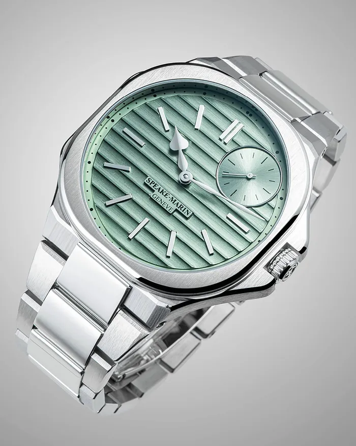 Watches SpeakeMarin SpeakeMarin Ripples Metallic Green Watch