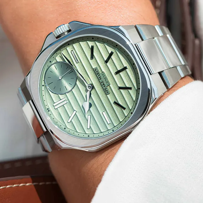 Watches SpeakeMarin SpeakeMarin Ripples Metallic Green Watch