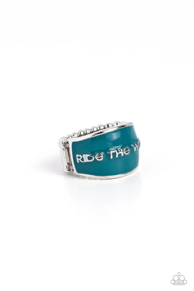 West Coast Waves Blue Paparazzi Accessories Rings