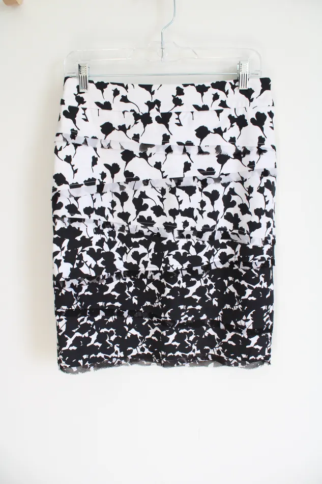 White House Black Market Rings White House Black Market Black White Floral Skirt 2 White House Black Market Rings White House Black Market Black White Floral Skirt 2