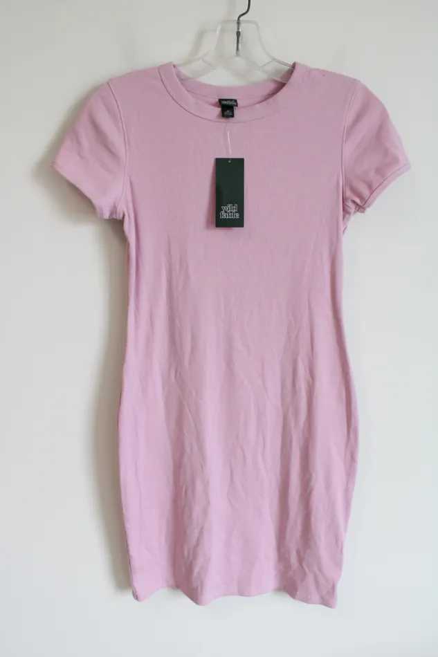 Wild Fable Earrings NEW Wild Fable Pink Ribbed TShirt Dress XS